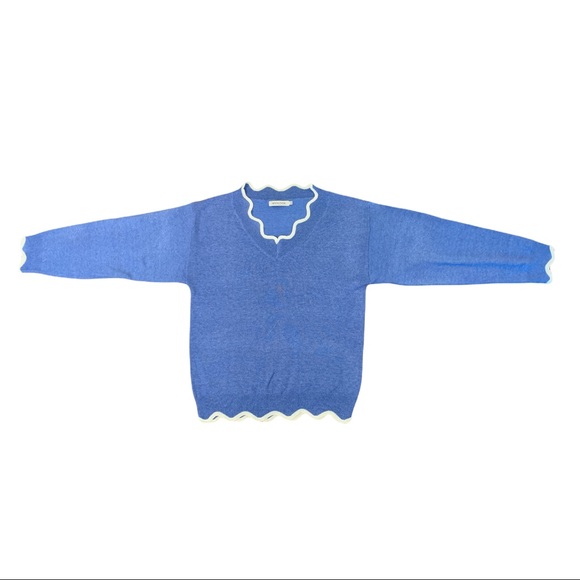 Misslook Swirl Crewneck Pullover Sweater with Stretch Medium - Picture 2 of 4